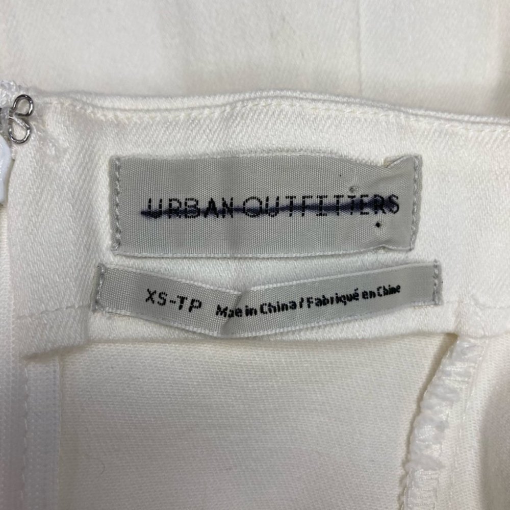 Urban Outfitters Denim Mini Dress | White | Size XS - Picture 10 of 10